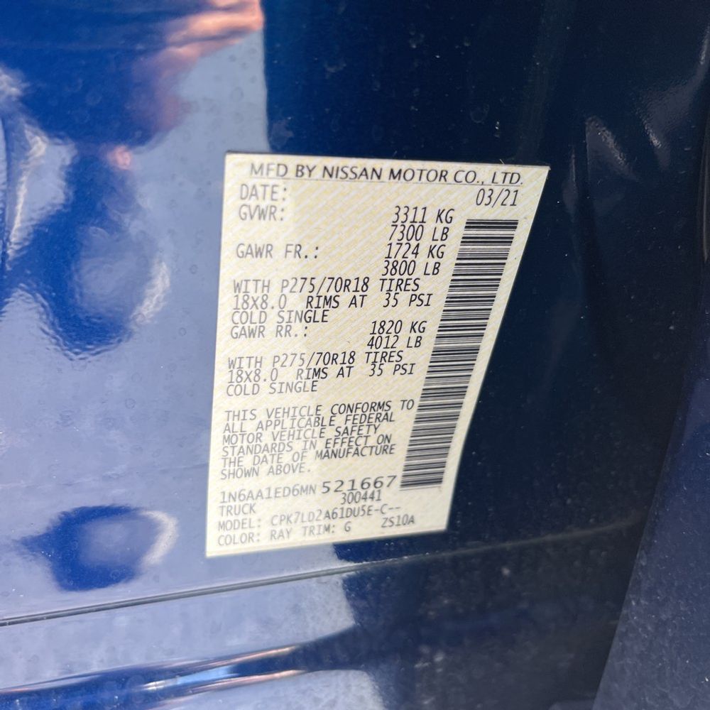 2021 Nissan Titan - Image 60