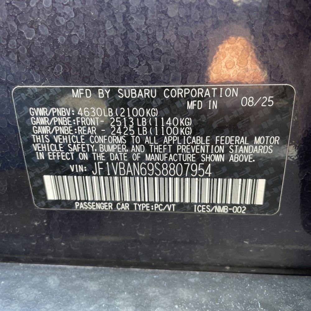 2025 Subaru WRX Limited - Image 4