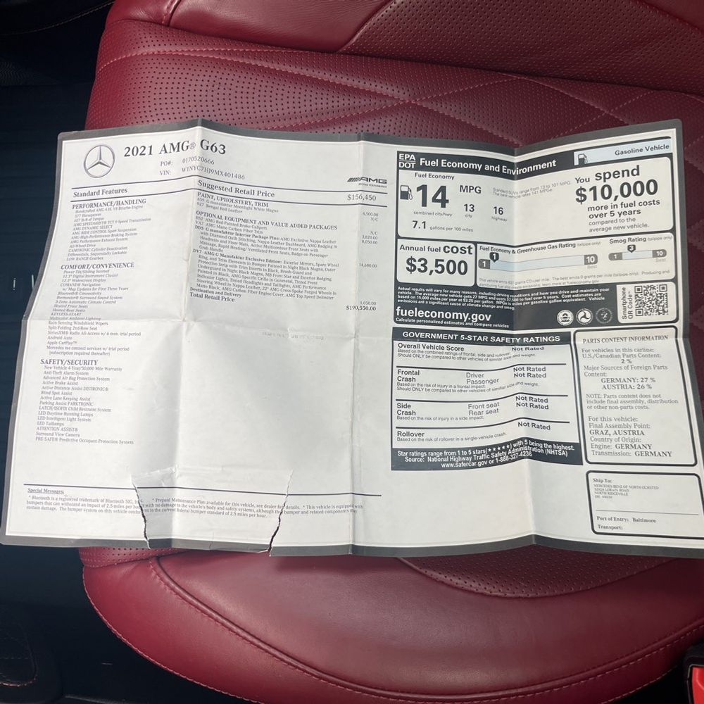 2021 Mercedes-Benz G-Class - Image 33